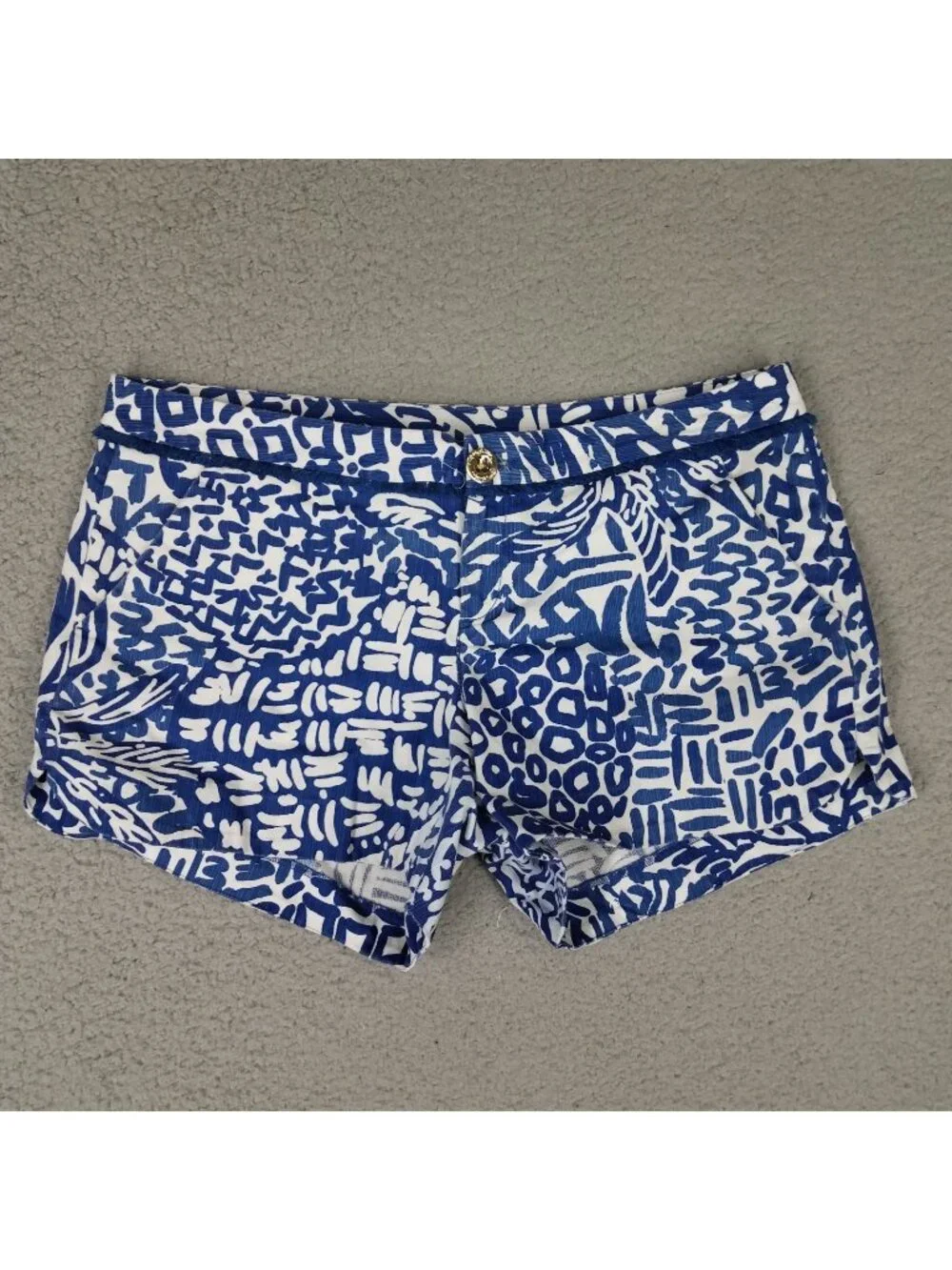 Lilly Pulitzer Shorts Women's 4 Blue 3.5